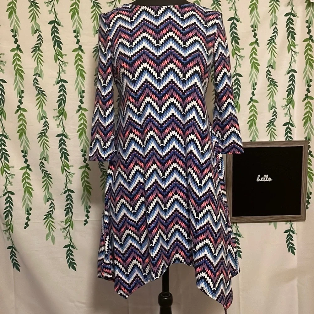 Size 12/14 Aztec Print Girls Dress C1